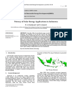 Potency of Solar Energy Applications in Indonesia