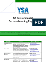 55 Environmental Service-Learning Projects