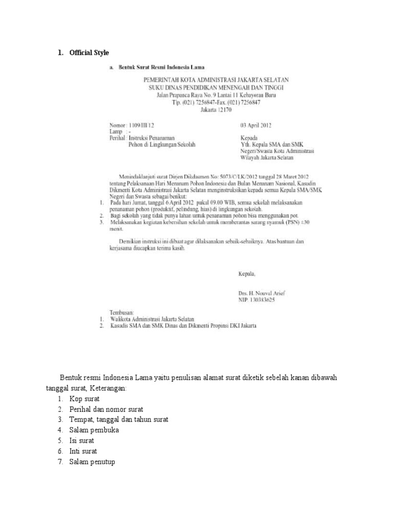 Download 92+ Contoh Surat Official Style Terbaru Gratis