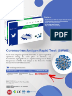 Coronavirus Rapid Test: Antigen (SWAB)