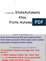 Finite Stateautomata Atau Finite Automata