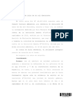 Causa #45807 - 2016 (Casación) - Resolución #339789 of Corte Suprema, Sala Tercera (Constitucional) of July 06, 2017