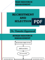 Recruitment AND Selection: Human Resource Management