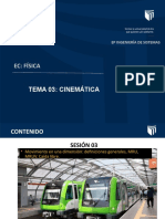 Cinemática: Definiciones y Ecuaciones del Movimiento Rectilíneo