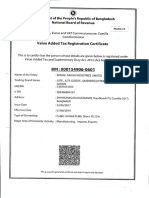 BIN Certificate of SAIL