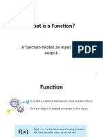 What Is A Function?: A Function Relates An Input To An Output