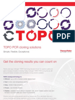 Topo PCR Cloning Brochure
