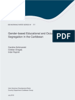 Gender Based Educational and Occupational Segregation in The Caribbean