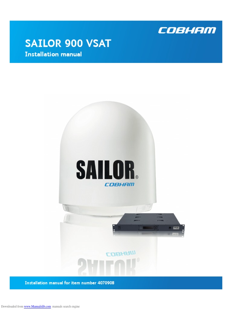 Sailor 900 Vsat | Very Small Aperture Terminal | Power Supply