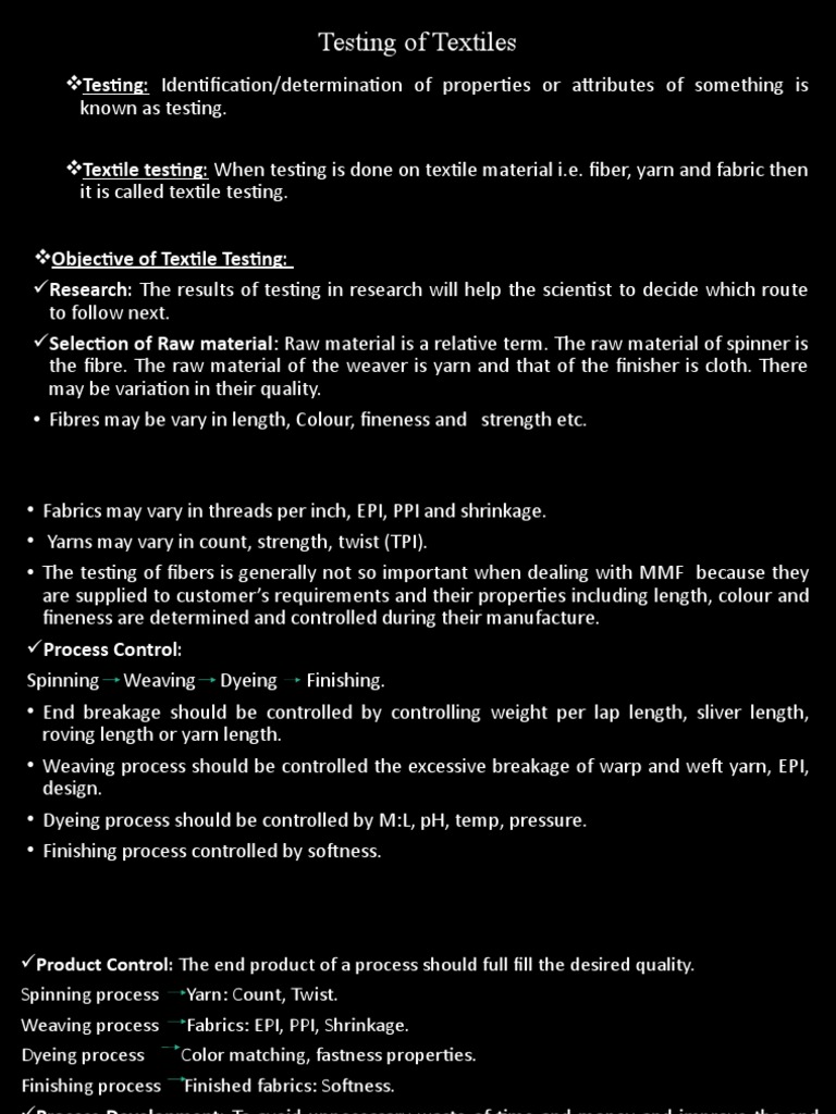 Definition PDF Yarn Spinning (Textiles)