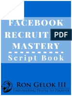 Facebook Recruiting Mastery Script Book