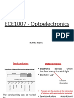 ECE1007 - Optoelectronics: Elemental and Compound Semiconductors