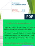 Fundamental of Corporate Finance Warda