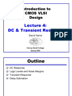 Introduction To Cmos Vlsi Design: DC & Transient Response