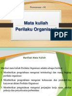 Pertemuan 1 Perilaku Organisasi