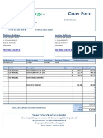 IVAN HOMER SLOVAKIA AB 0050 Order Form