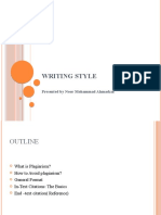 Writing Style Guide