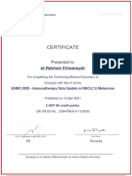 Certificate: DR - Rahman Firmansyah
