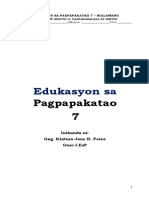 Perez 3rd QRTR MODYUL 9 Hirarkiya NG Pagpapahalaga