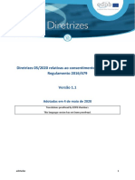 Diretrizes sobre consentimento válido no RGPD