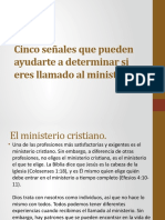 Cinco Señales Ministeriales.