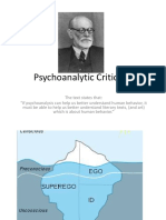 Psychoanalytic Criticism