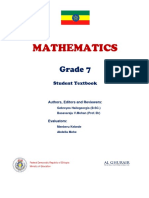 Grade 7 Maths