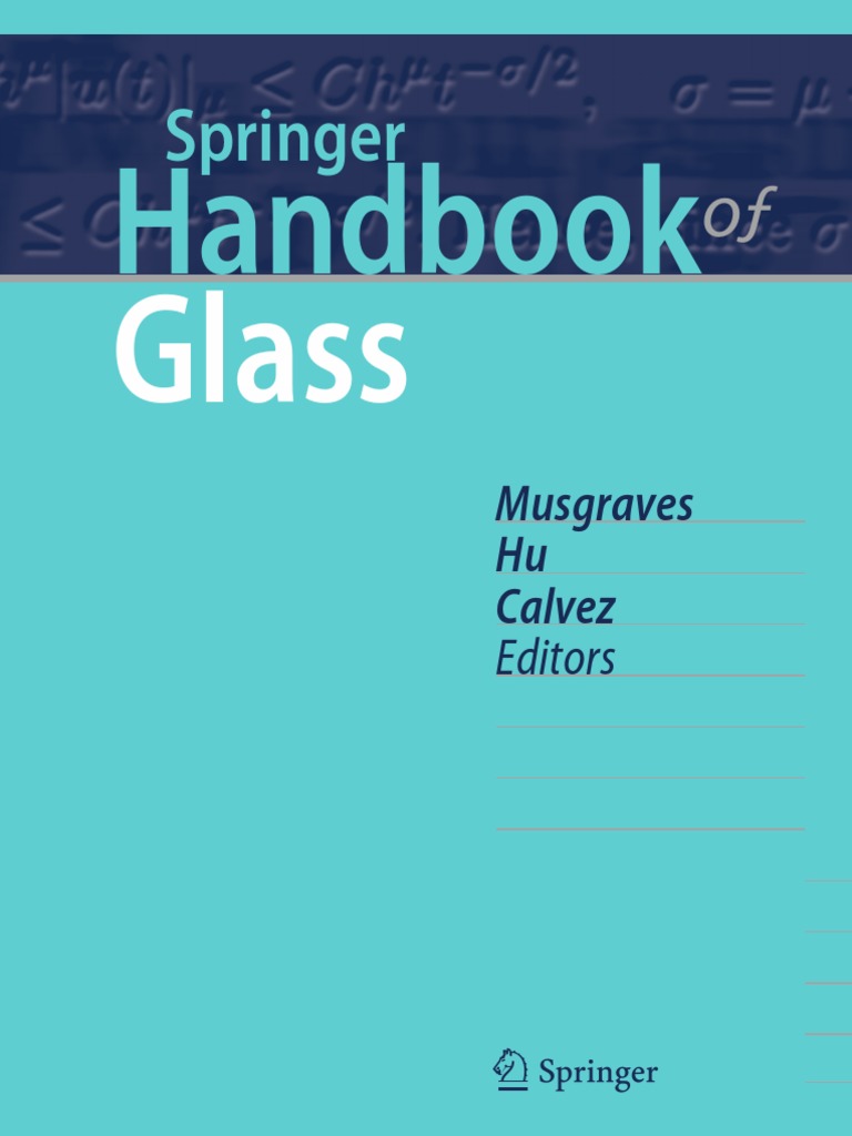 takahashi 2019 Book SpringerHandbookOfGlass | PDF | Glasses | Fracture Mechanics