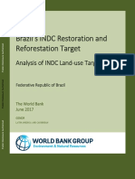 AUS19554 WP P159184 PUBLIC Brazils INDC Restoration and Reforestation Target