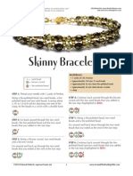 Skinny Bracelet Pattern - PDF 2