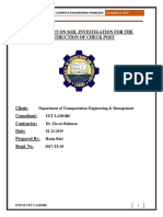 Draft Report On Soil Investigation For The Construction of Check Post