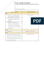 Model of Reports