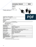 Connector Termination Switch D2X