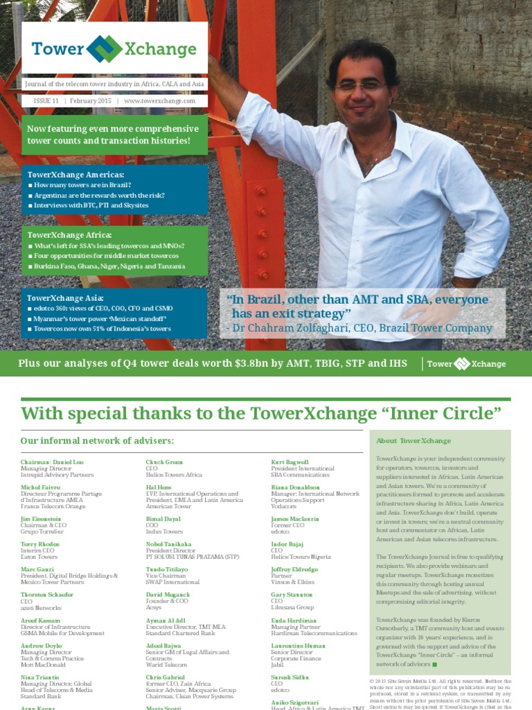 TowerXchange Journal Issue 11 | PDF | Companies | Economies, image size:768x1024