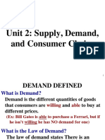Unit 2 Supply Demand Consumer