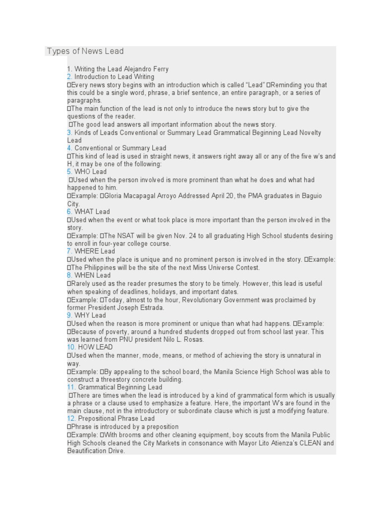 Novelty Lead PDF Verb Language Mechanics