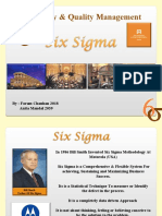 Productivity & Quality Management Through Six Sigma