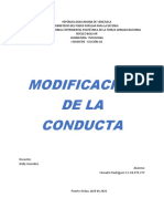 Modificacion de La Conducta