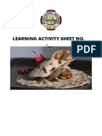 Learning Activity Sheet No. -_