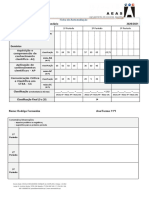 Ficha de Autoavaliação - EnsinoSecundário - Fisica e Quimica A