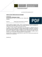 Carta Juchavez #004 A Diprove Solicita Peritaje de Vehiculos