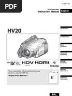 Canon HV20 Instruction Manual PAL en