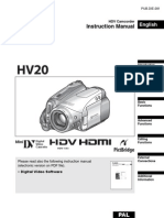 Canon HV20 Instruction Manual PAL en