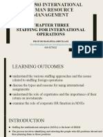 3 - Staffing For International Operations