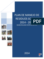 Plan de Manejo de Residuos Solid0s 2014 2018