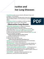 Obstructive and Restrictive Lung Diseases