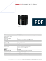 Technical+Data Leica Summarit 70er E