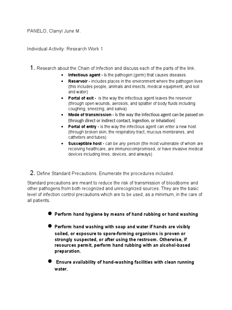 Defining Hand Hygiene Practices | PDF | Hand Washing | Transmission ...