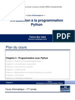 Cours Informatique OL - Chapitre3 IPEIS 2020