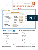 REFORZAMIENTO N° 03 ÁLGEBRA 2021